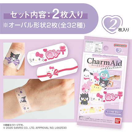 CharmAid　サンリオキャラクターズ　vol.1　2枚入り