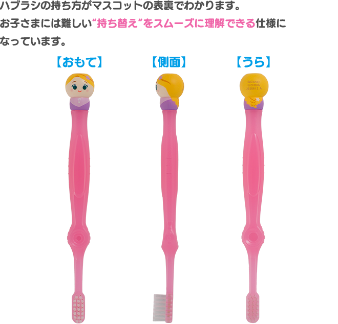 ハブラシの持ち方