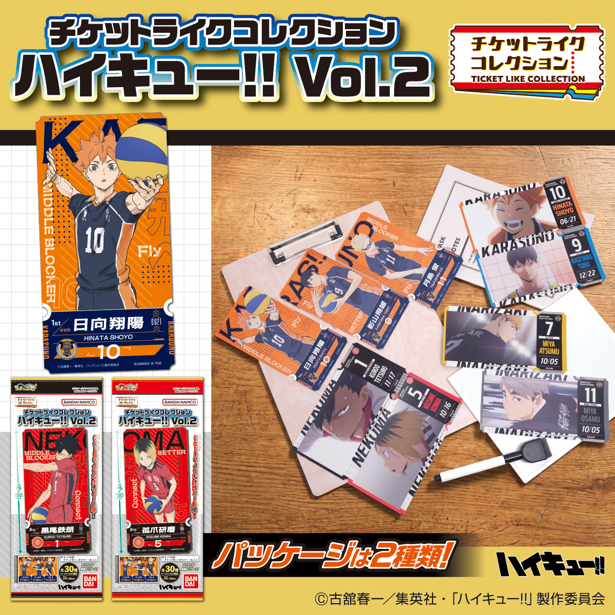 チケットライクコレクション ハイキュー!! Vol.2